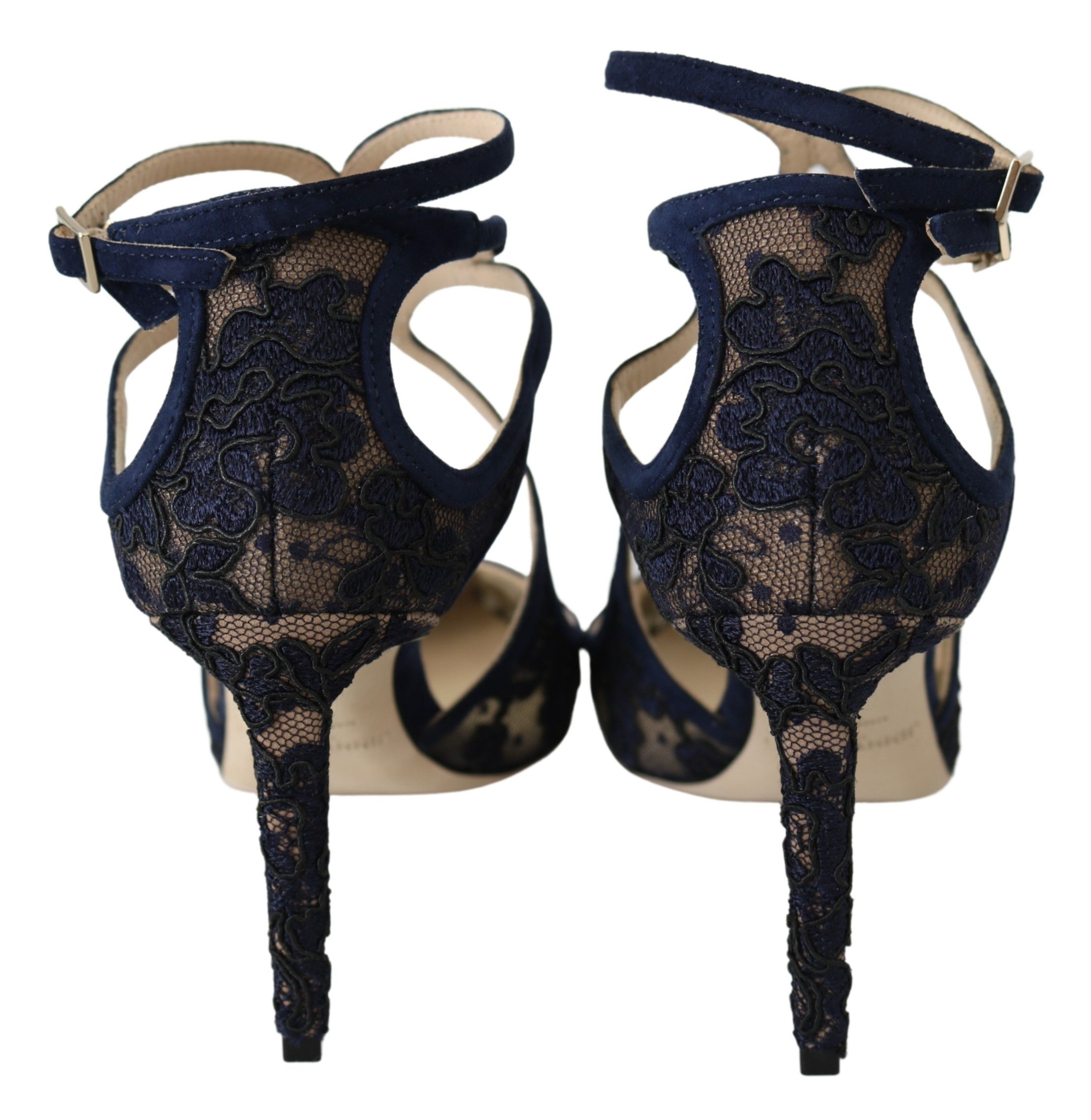 Jimmy Choo Eyewear Navy Lancer Leather Pumps Elegance Unleashed