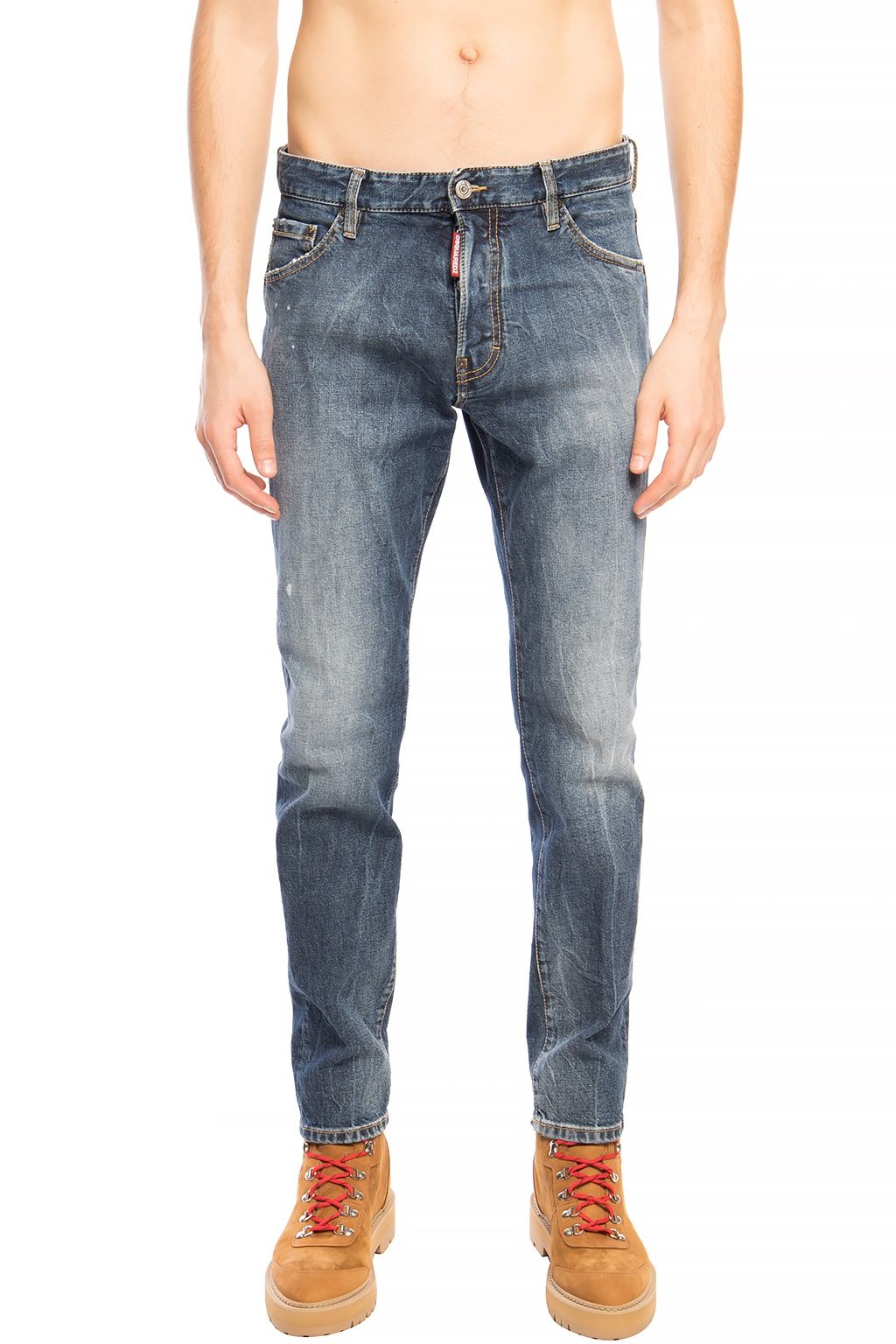 Dsquared2 Navy Distressed 'Cool Guy Jean' Denim Pants