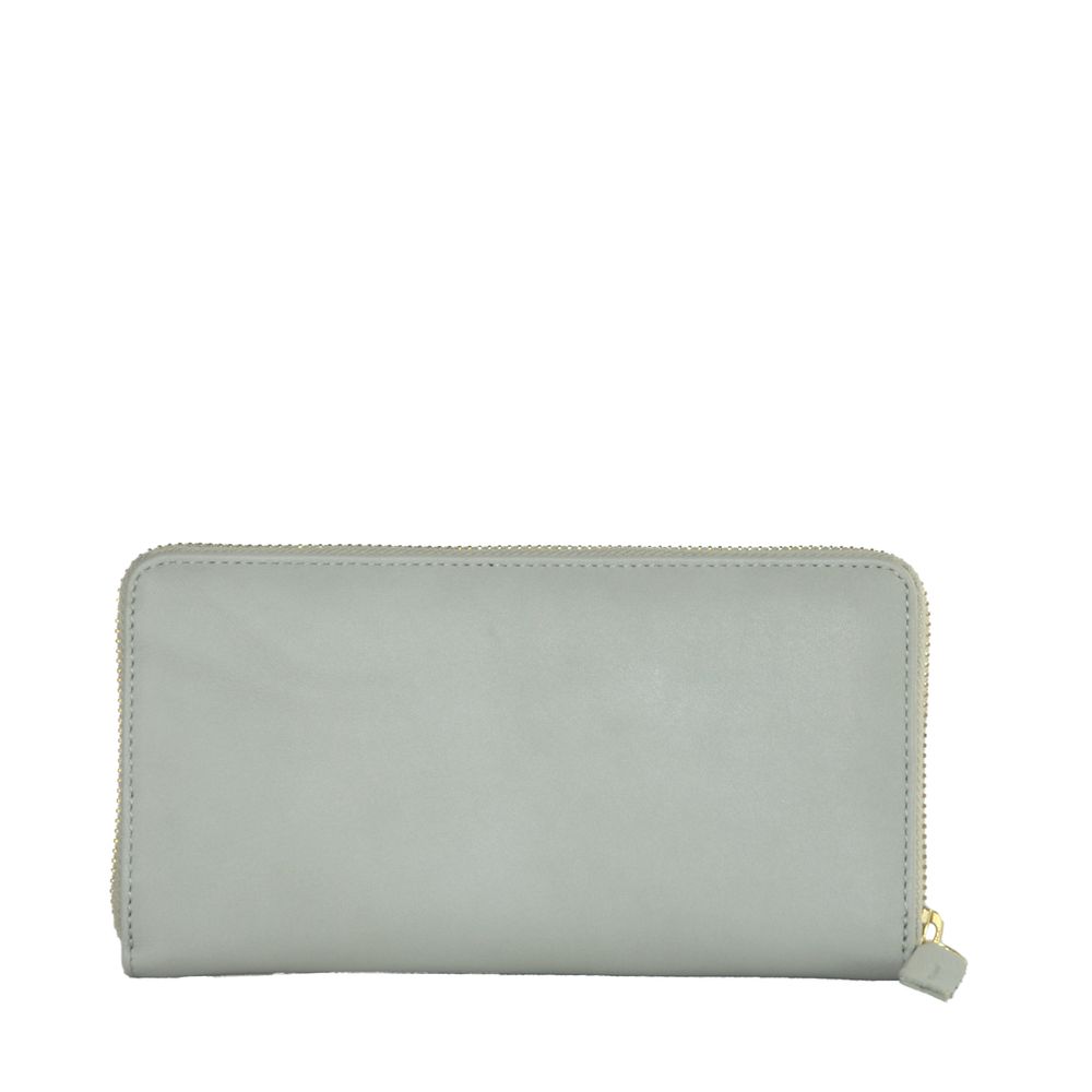 cavalli CLASS Gray Calfskin Women Wallet