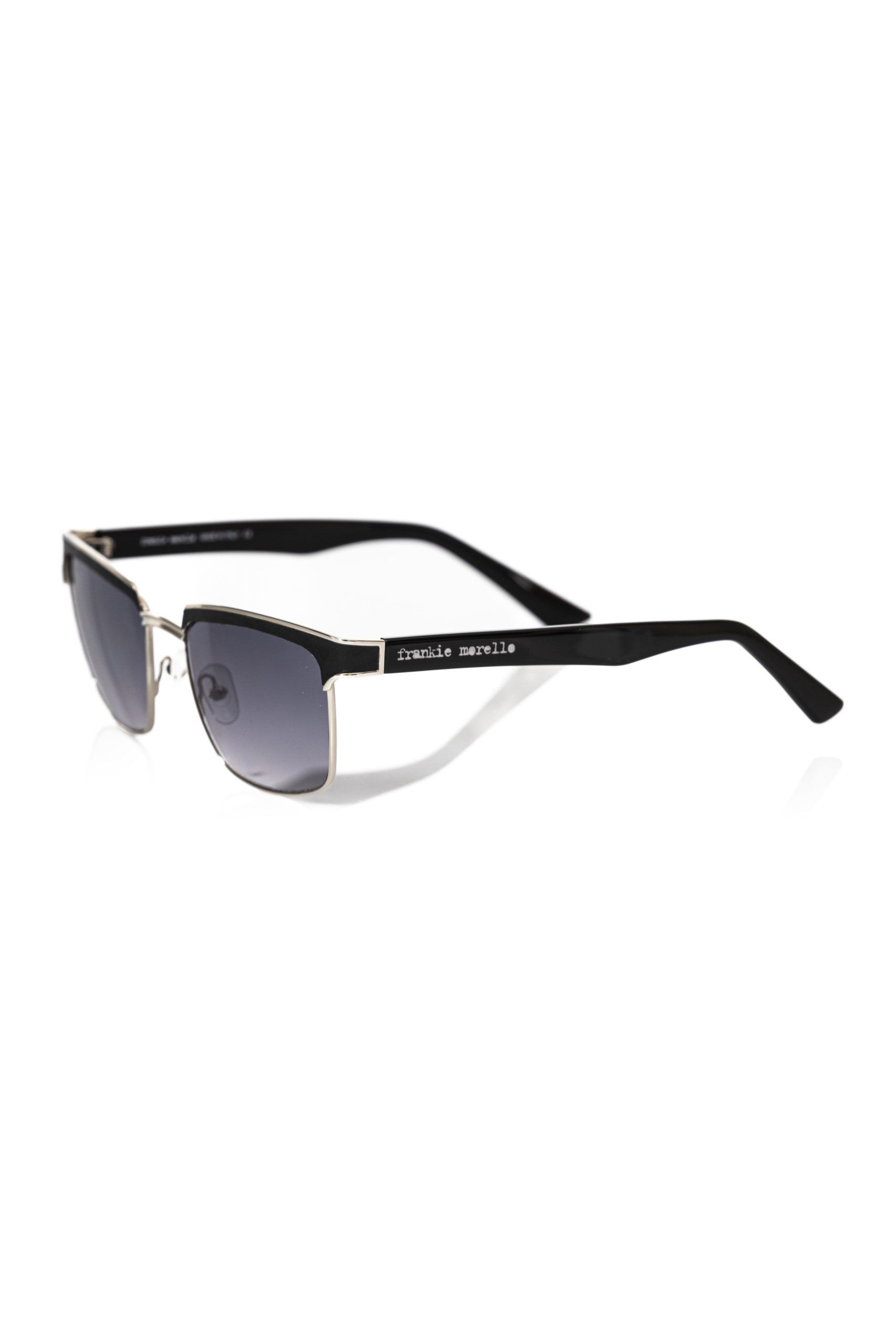 FRANKIE MORELLO Black Metallic Fiber Men Sunglass