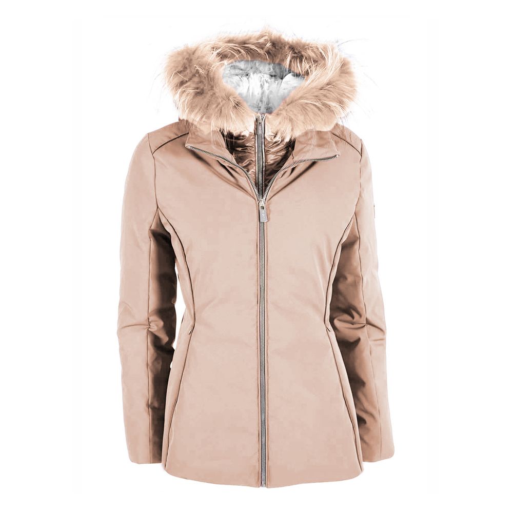 Zee Lane Beige Polyamide Women Jacket