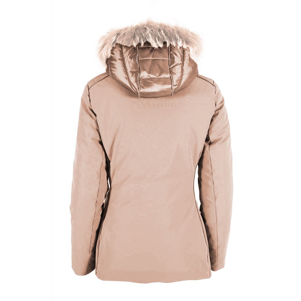 Zee Lane Beige Polyamide Women Jacket