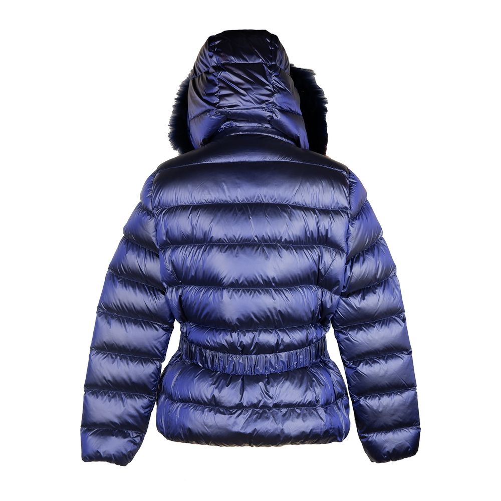 Zee Lane Chic Blue Yes Zee Jacket with Murmasky Fur