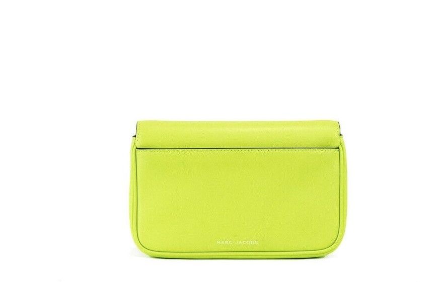 The Marc Jacobs The J Marc Green Glow Smooth Leather Shoulder Crossbody Handbag