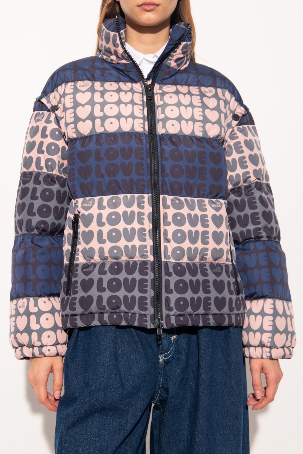LOVE MOSCHINO Multicolor Polyester Women Jacket