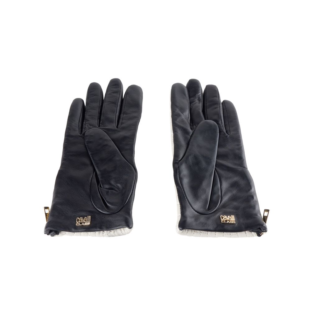 cavalli CLASS Gray Lambskin Women Glove