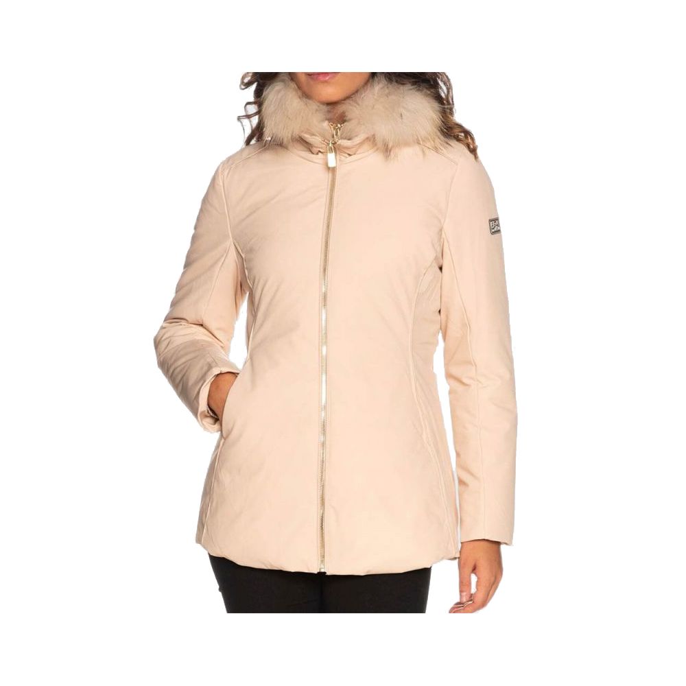Zee Lane Beige Polyamide Women's Jacket