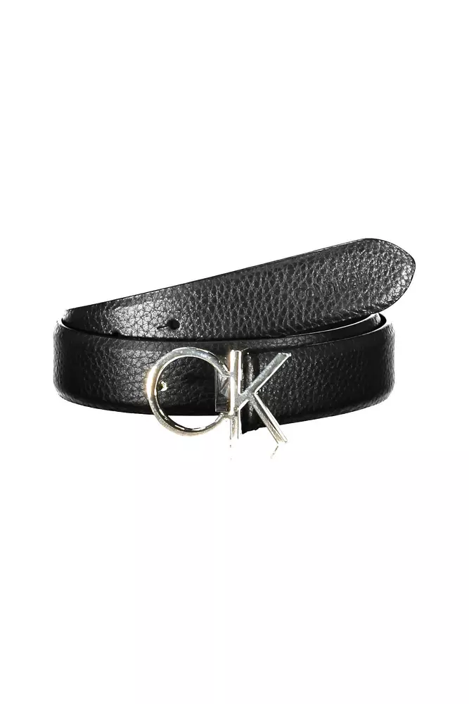 Black Leather Women Belt
