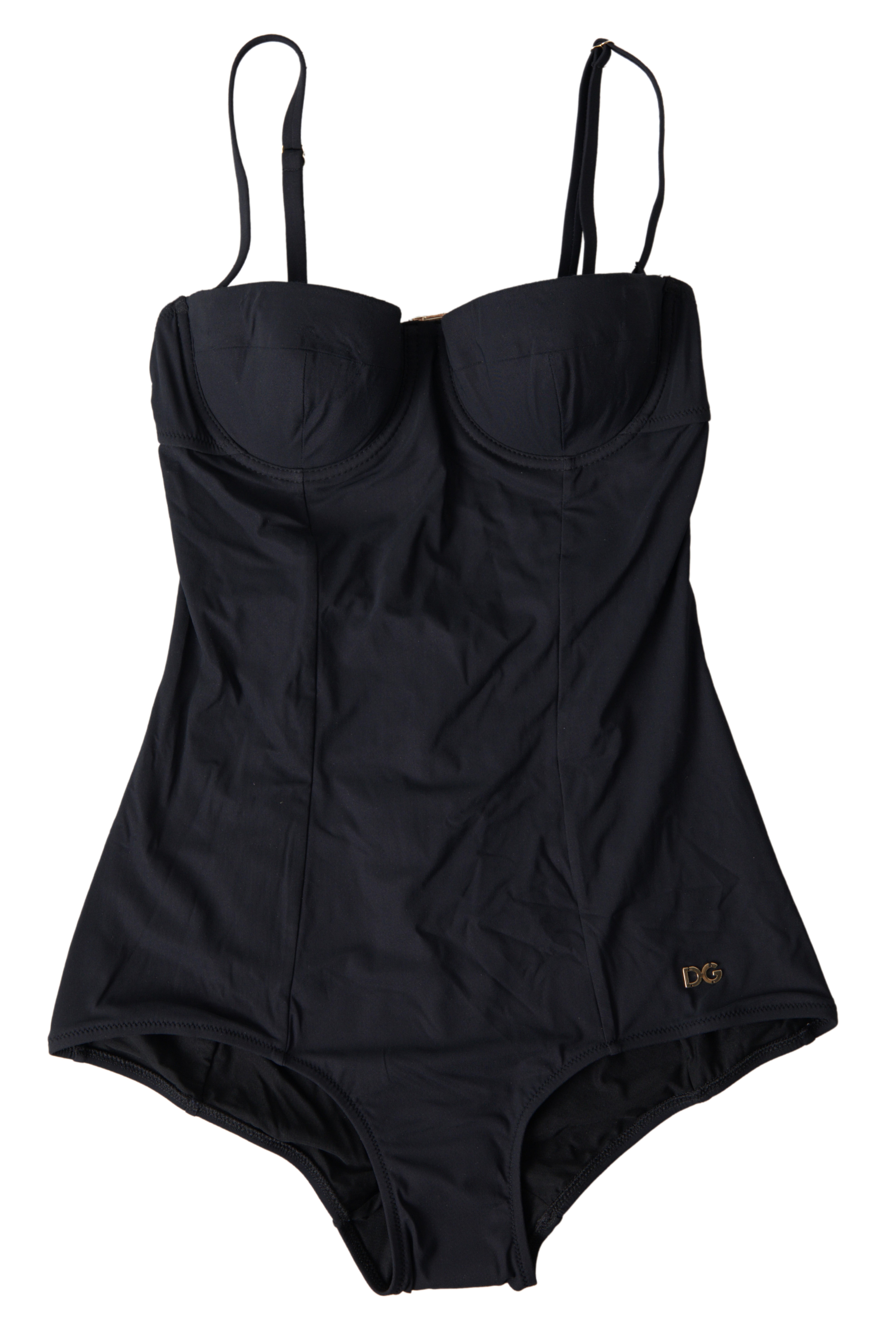 Chic Black One-Piece Designer Swimsuit