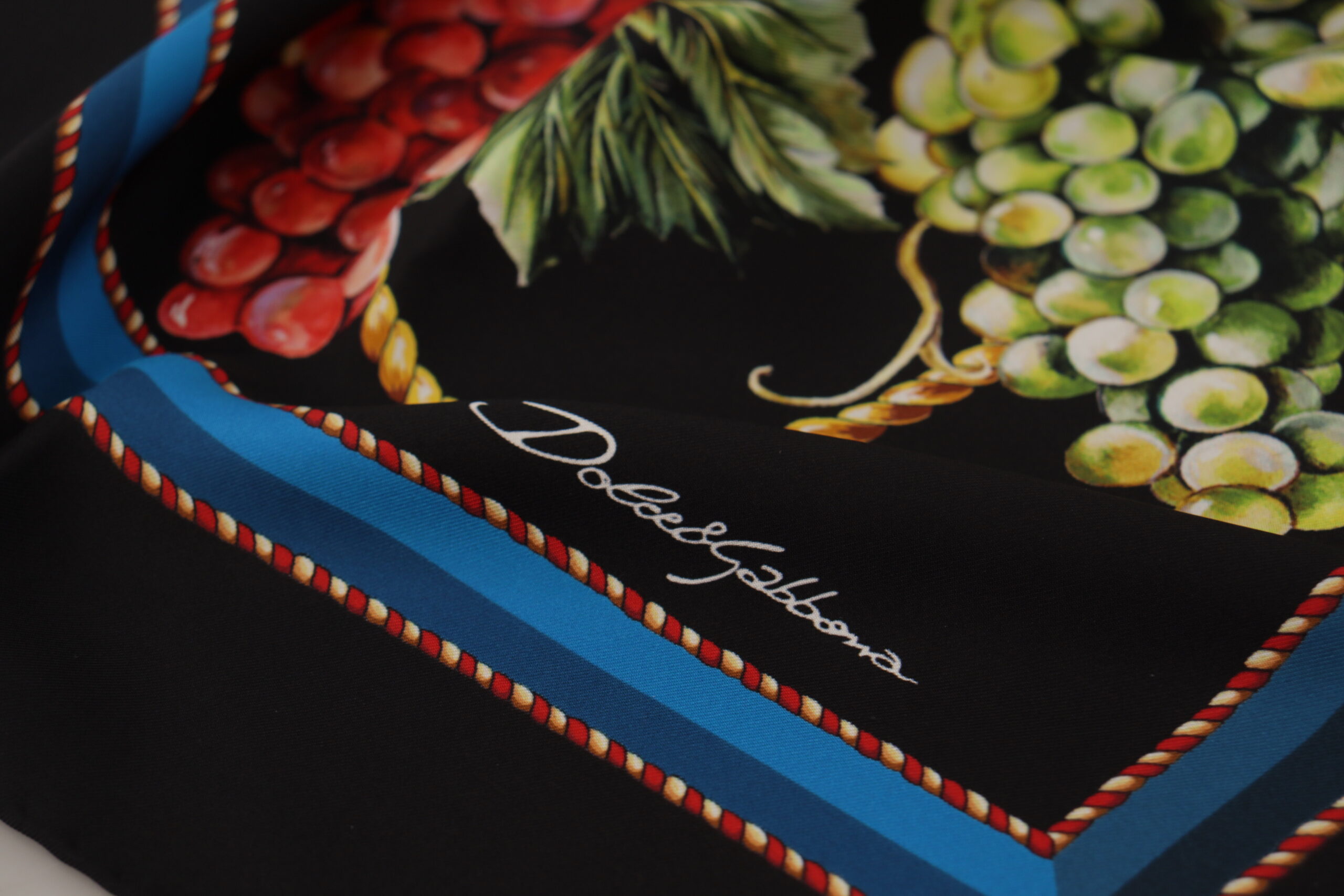Elegant Multicolor Silk Square Scarf