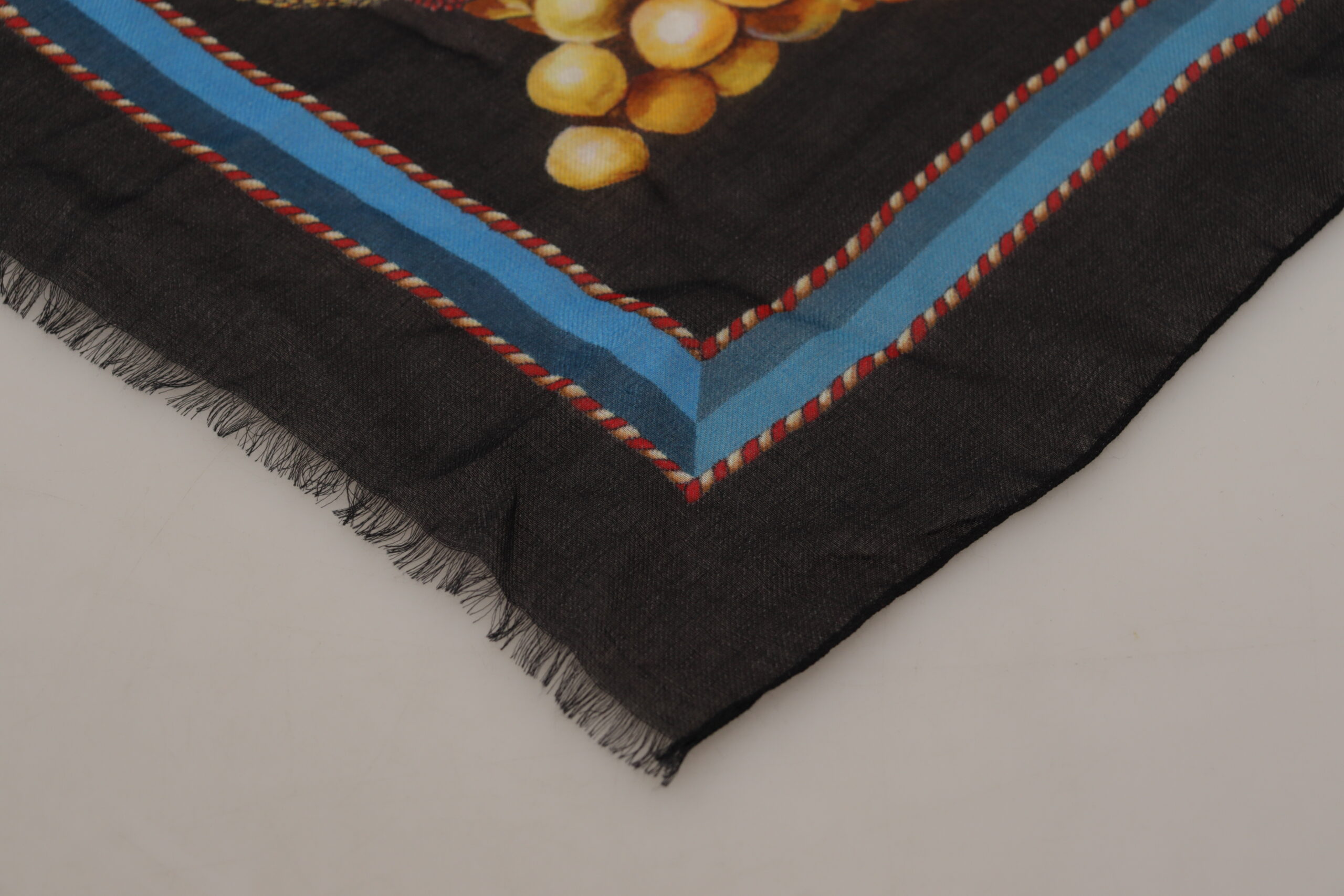Elegant Grape Print Shawl Wrap Scarf