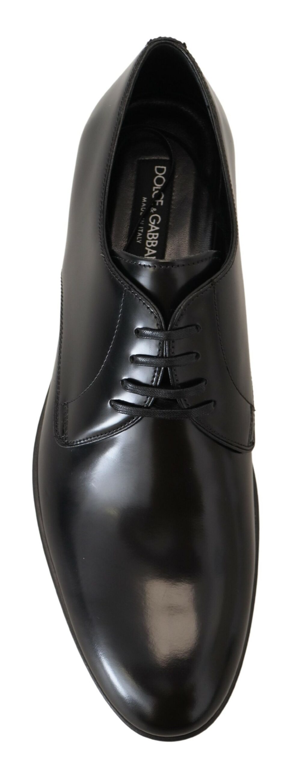 Elegant Black Leather Lace-Up Formal Shoes