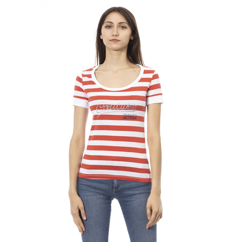Trussardi Multicolor Cotton Women T-Shirt