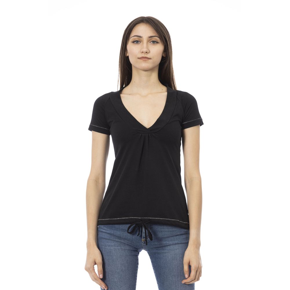 Trussardi Black Cotton Women T-Shirt