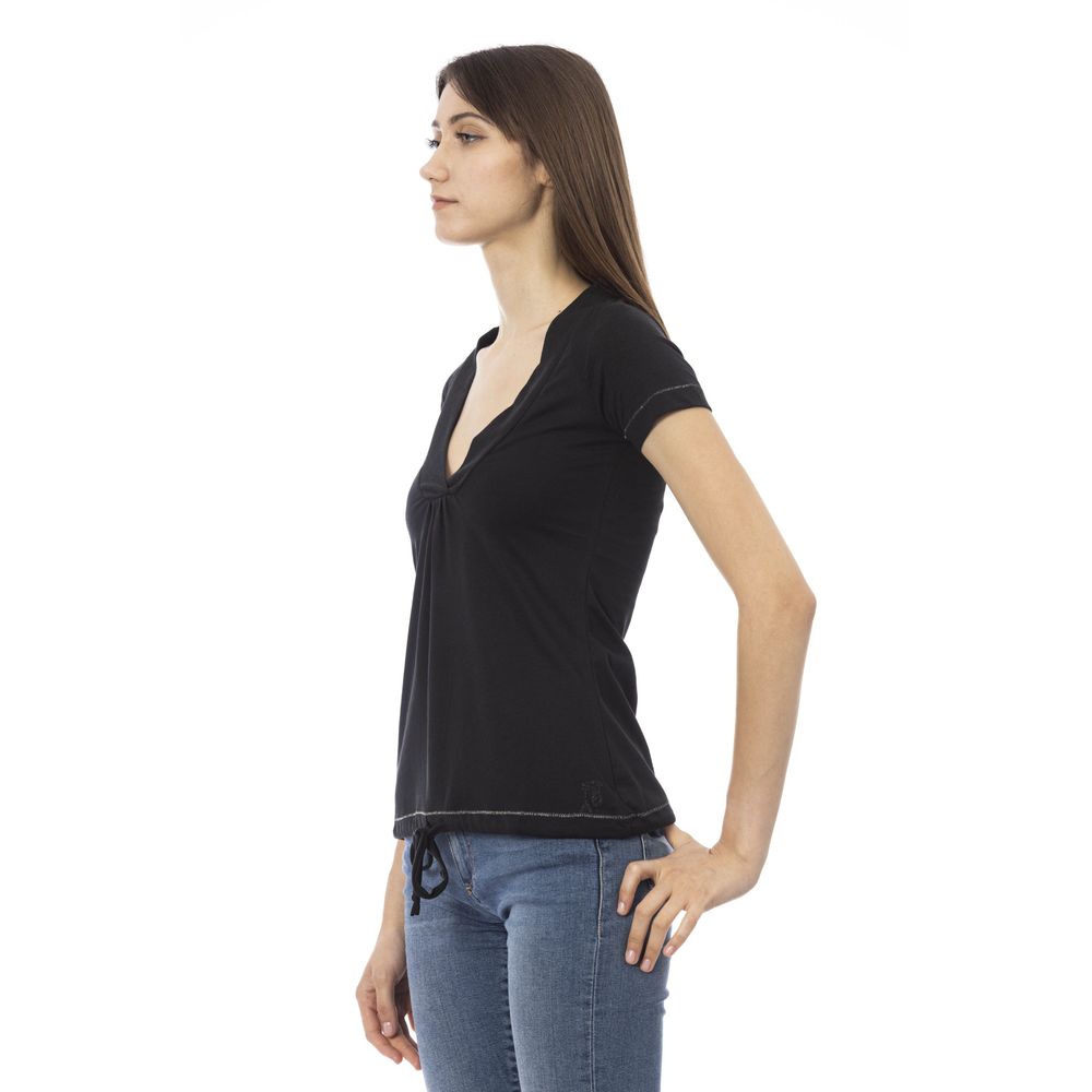 Trussardi Black Cotton Women T-Shirt