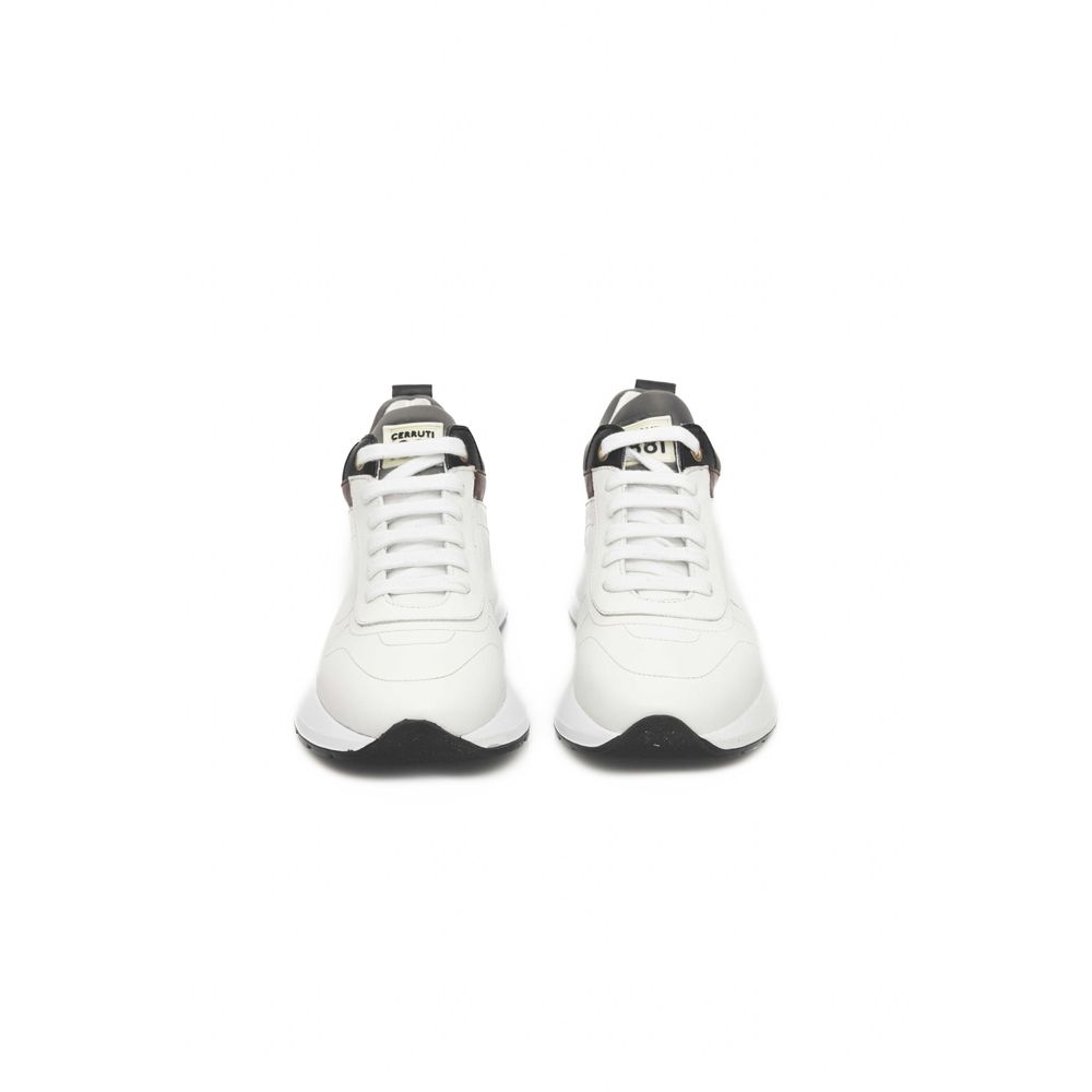 CERRUTI 1881 White Leather Women Sneaker