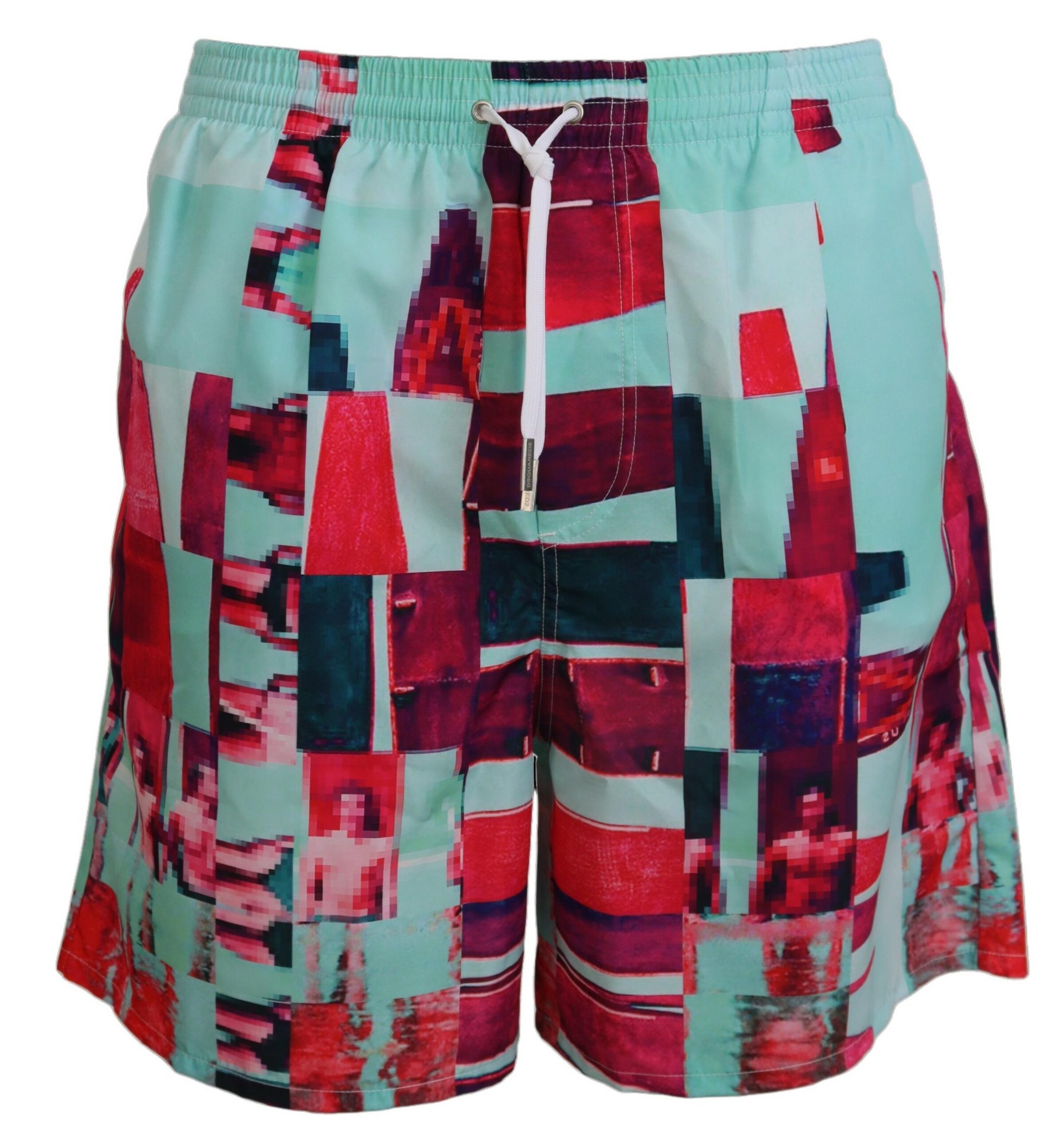 Dsquared2 Multicolor Printed Beachwear Shorts Swimwear