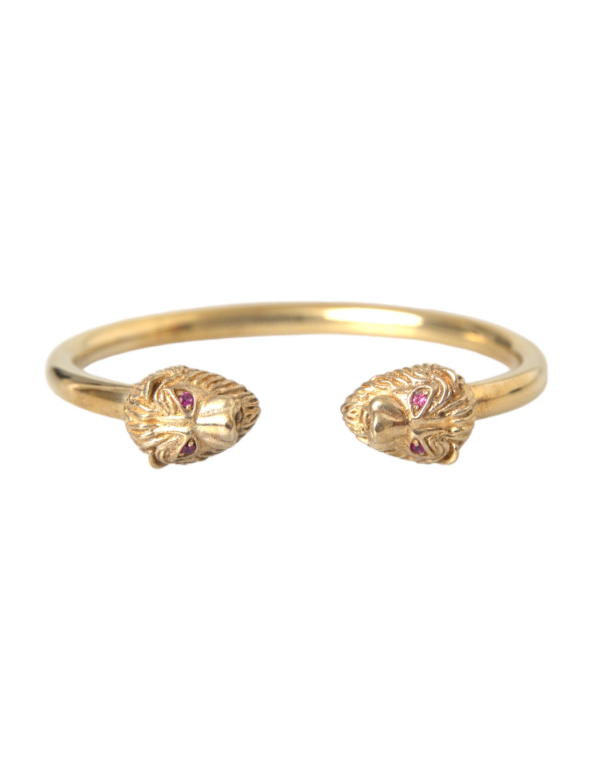 Nialaya Jewelry Gold CZ Lion Bangle Bracelet Women