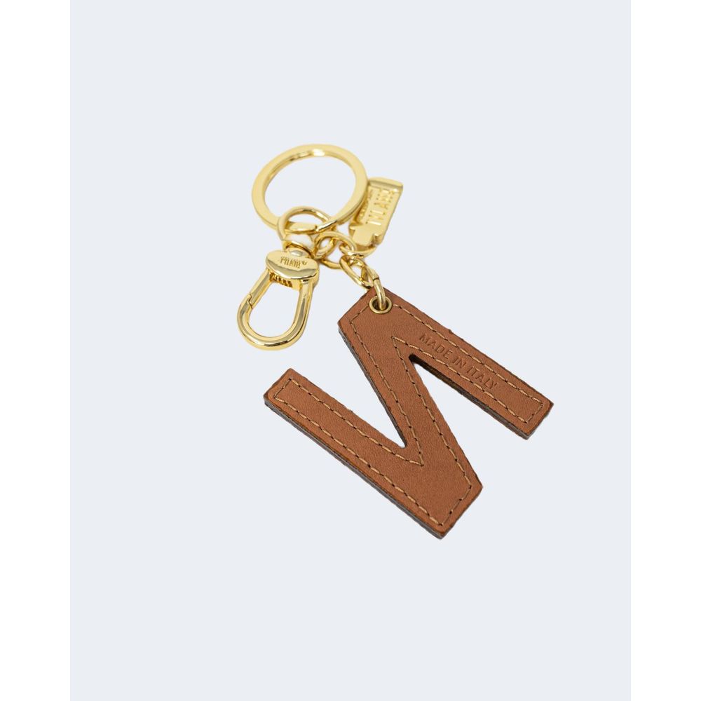 ALVIERO MARTINI 1a CLASSE Beige Leather Keychain