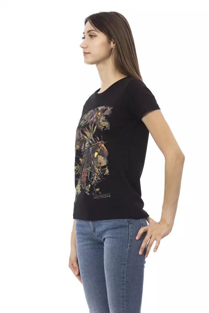 Trussardi Black Cotton Women T-Shirt