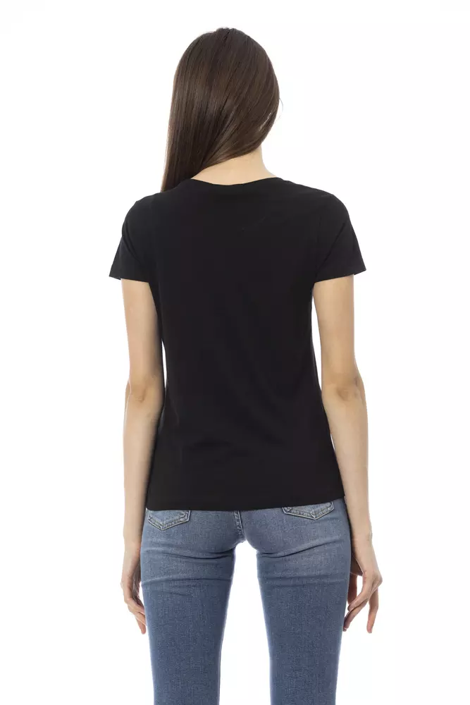 Trussardi Black Cotton Women T-Shirt