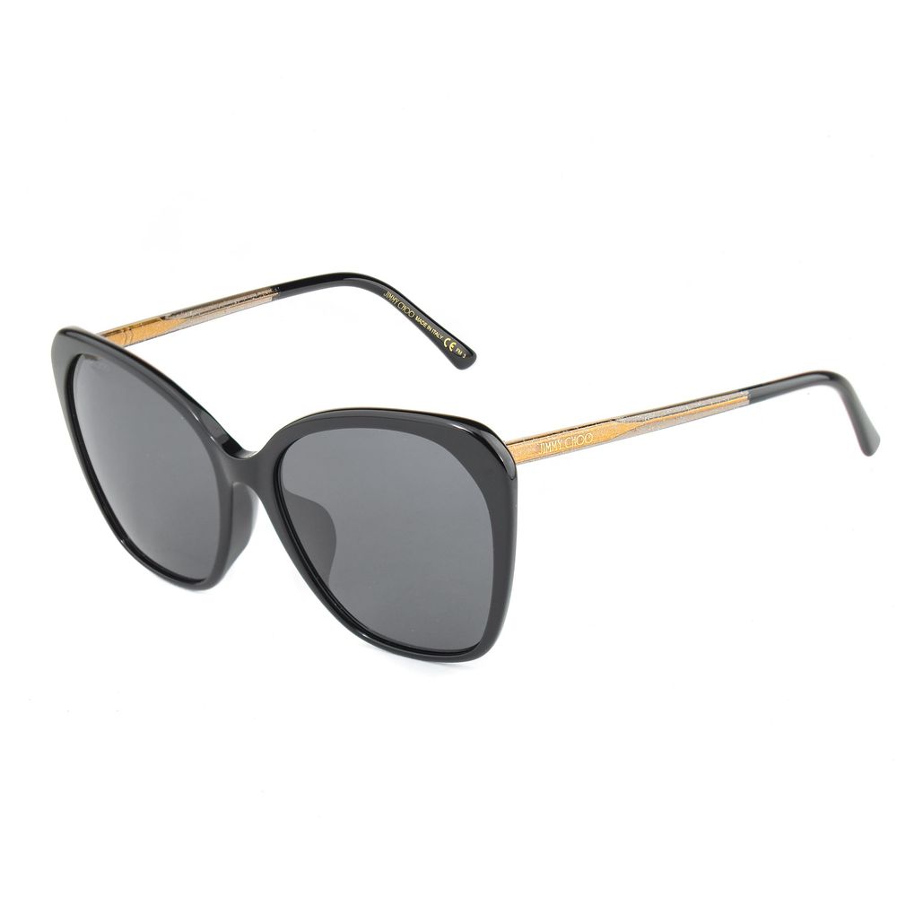 Jimmy Choo Eyewear Black Metal Sunglasses