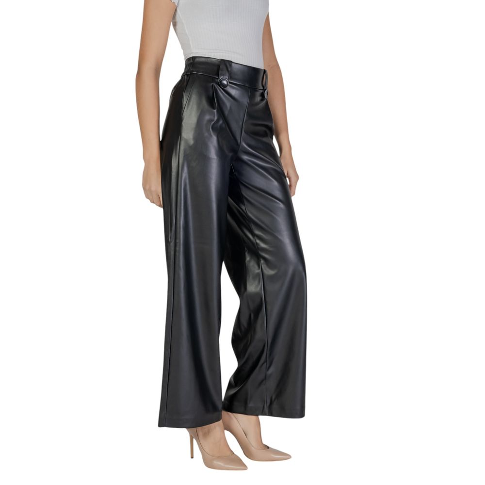 ONLY Black Polyester Pant