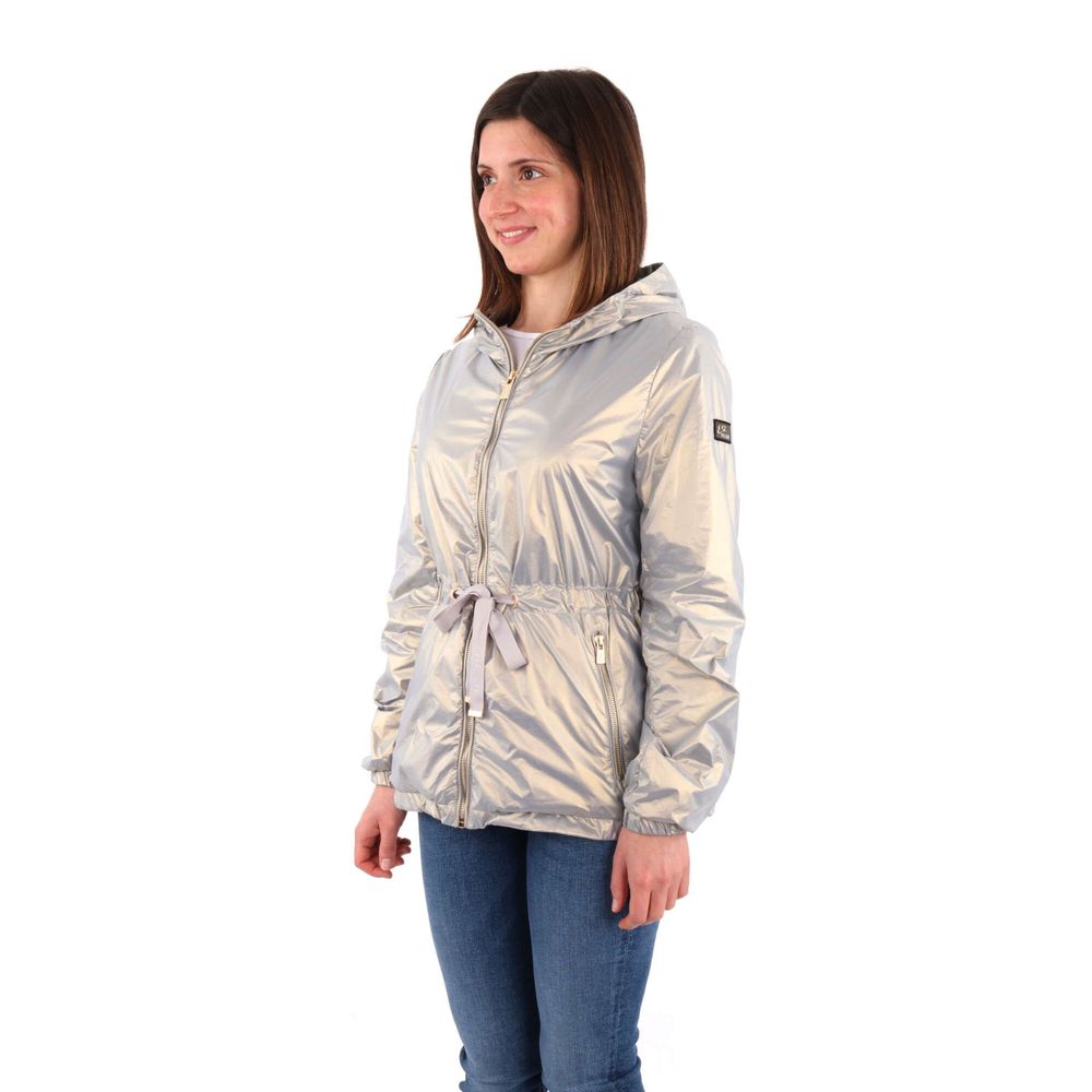 Zee Lane Gray Nylon Jackets & Coat