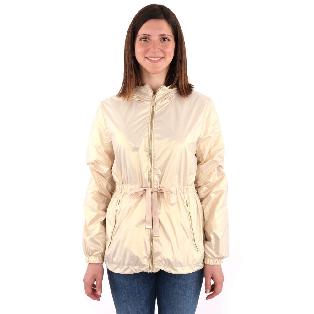 Zee Lane Beige Nylon Jackets & Coat