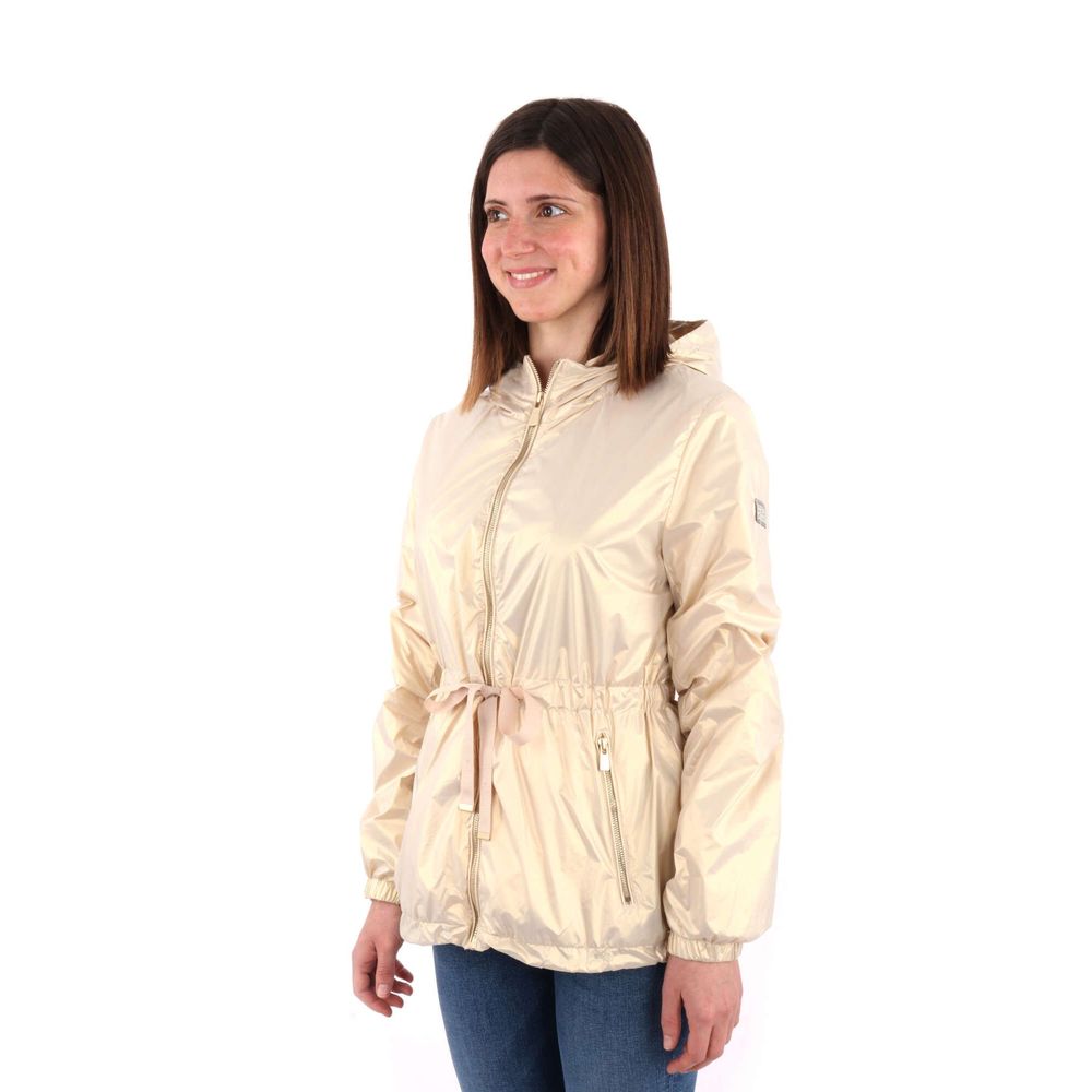 Zee Lane Beige Nylon Jackets & Coat