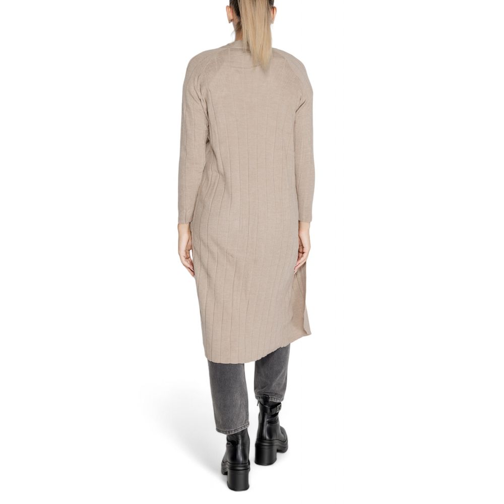 ONLY Beige Marabou Cardigan