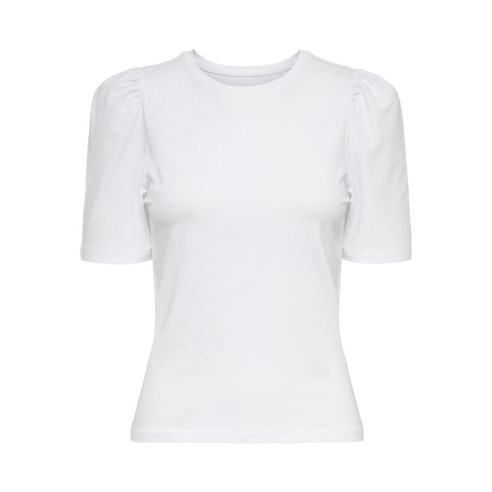 ONLY White Cotton T-Shirt