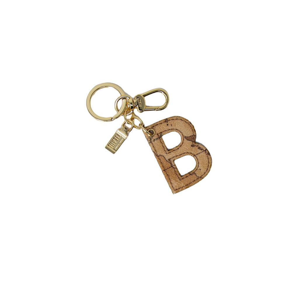 ALVIERO MARTINI 1a CLASSE Beige Cotton Keychain