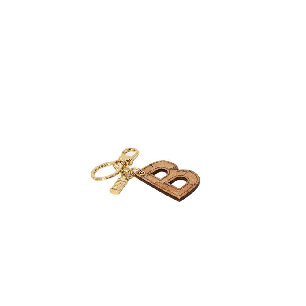 ALVIERO MARTINI 1a CLASSE Beige Cotton Keychain