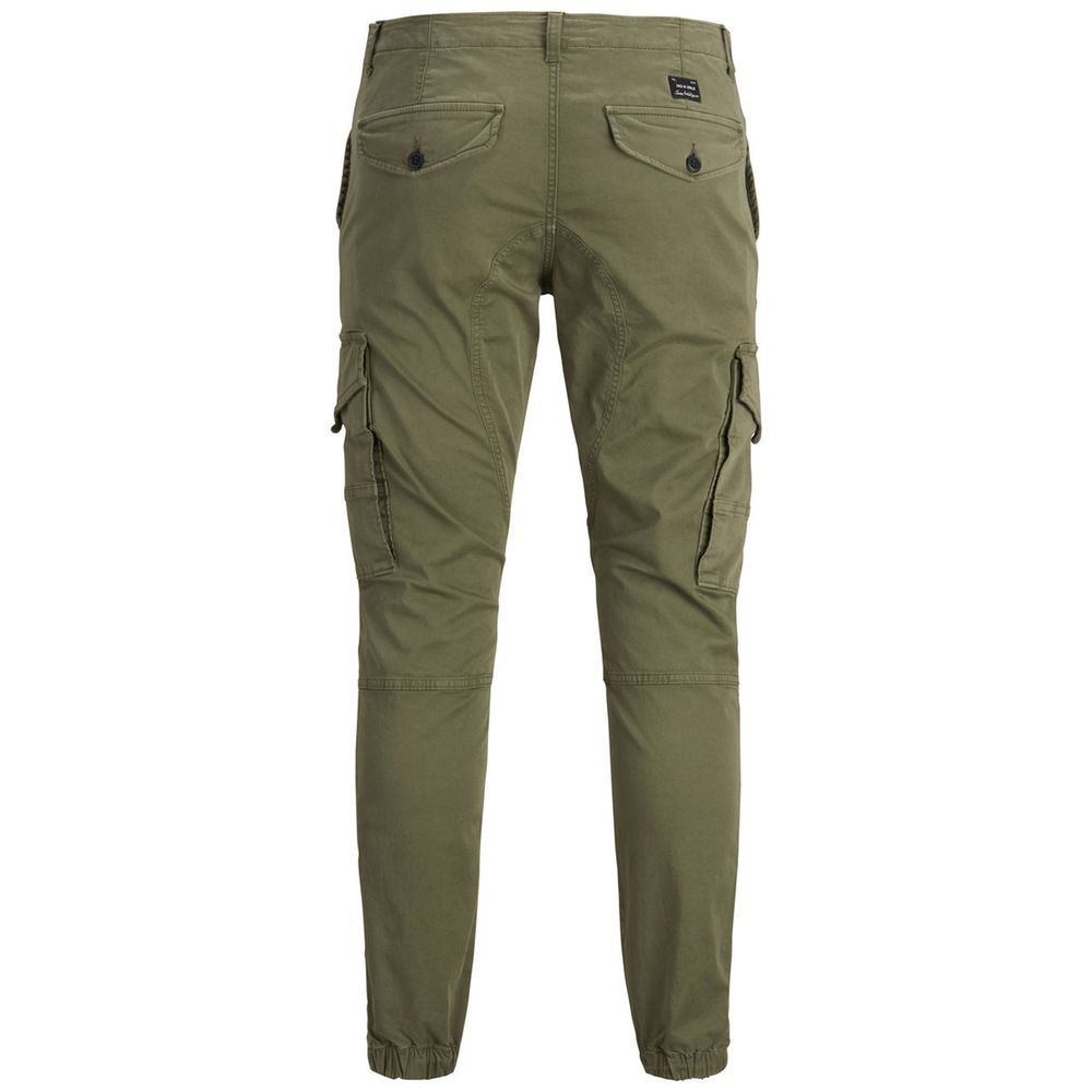 Jack & Jones Green Cotton Skinny Pant