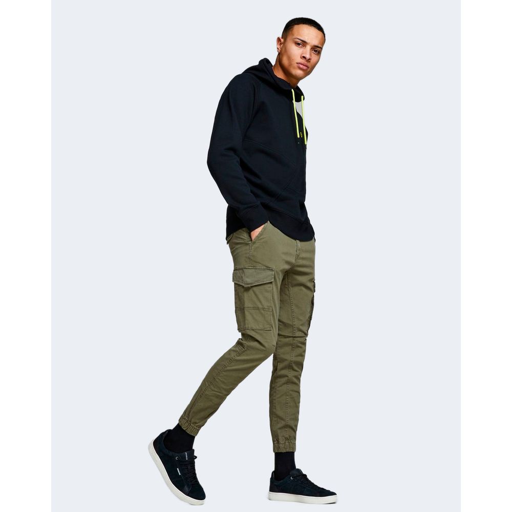 Jack & Jones Green Cotton Skinny Pant