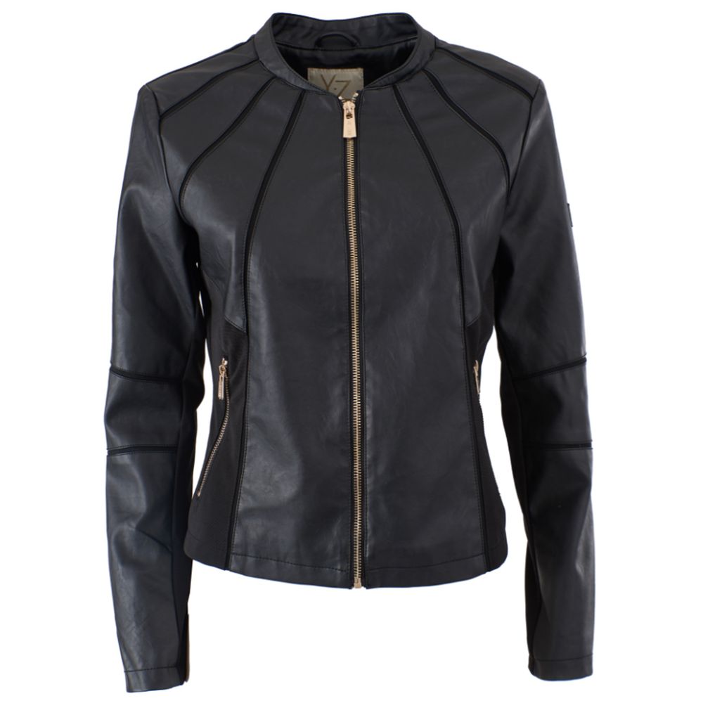 Zee Lane Black Polyethylene Jackets & Coat