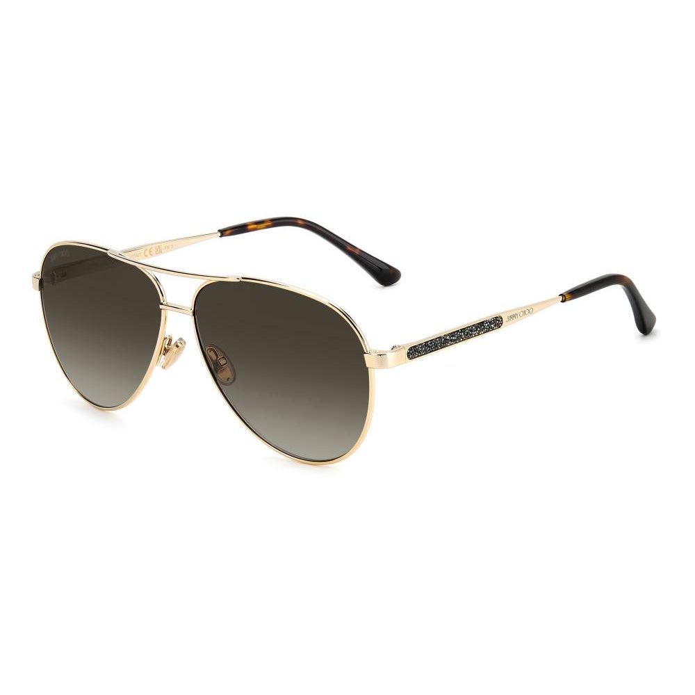 Jimmy Choo Eyewear Gold Metal Sunglasses
