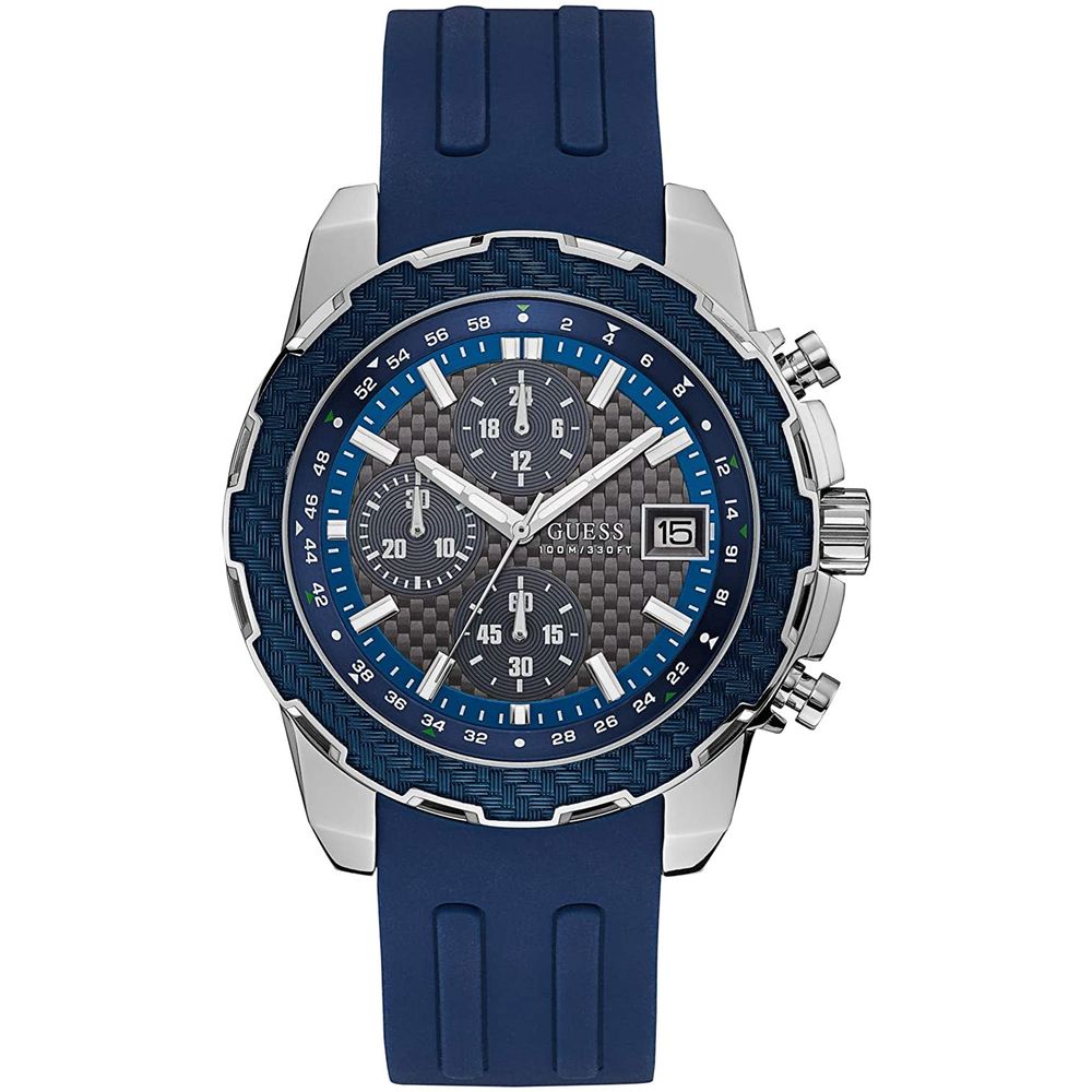GUESS Blue Rubber Watch