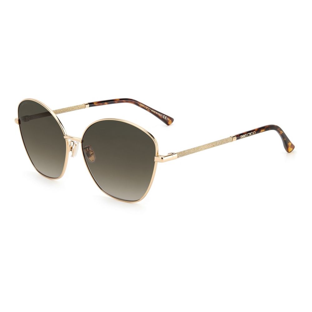 Jimmy Choo Eyewear Gold Metal Sunglasses