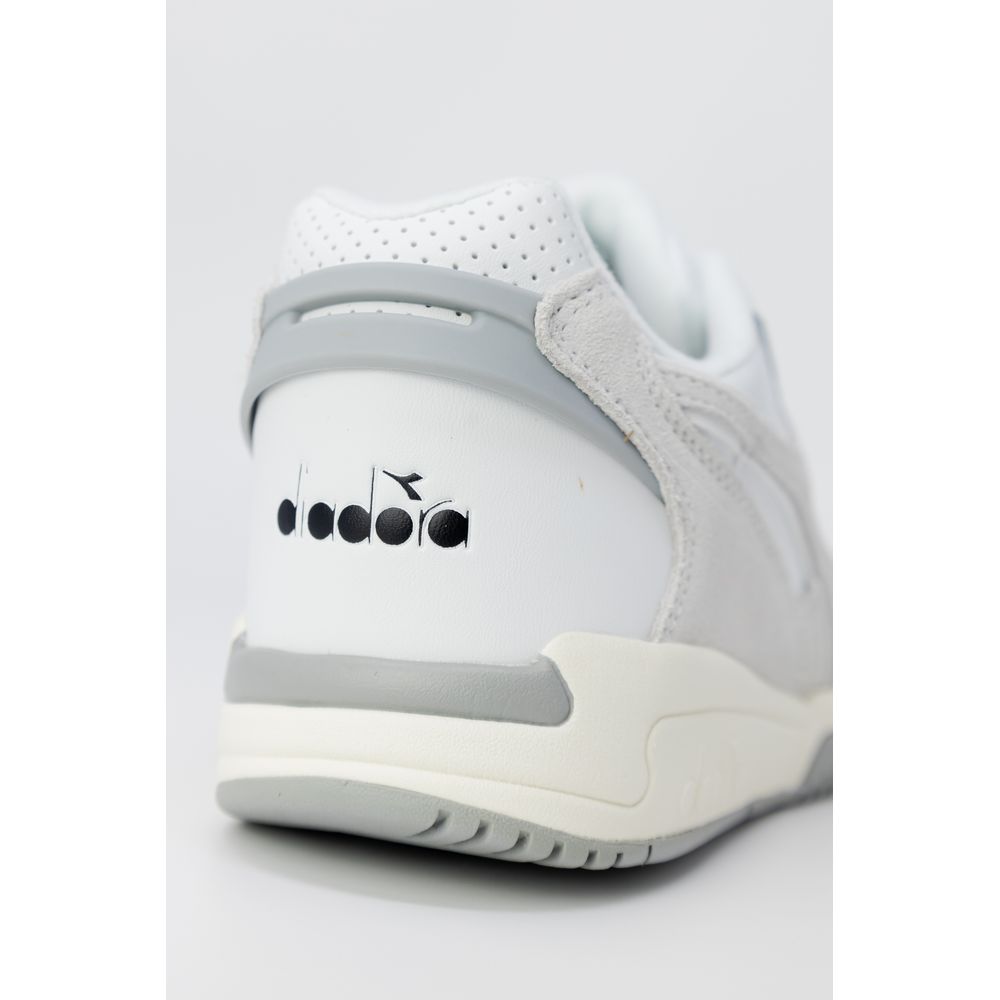 Diadora White Artificial Leather Sneaker