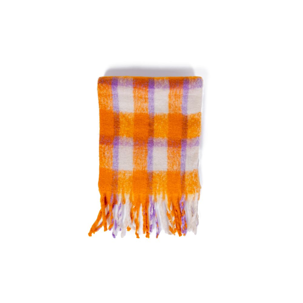 ONLY Orange Polyester Scarf