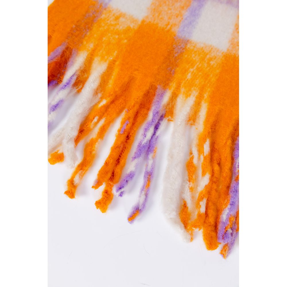 ONLY Orange Polyester Scarf