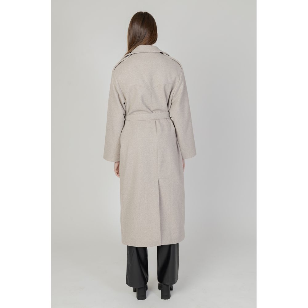 ONLY Beige Polyester Coat