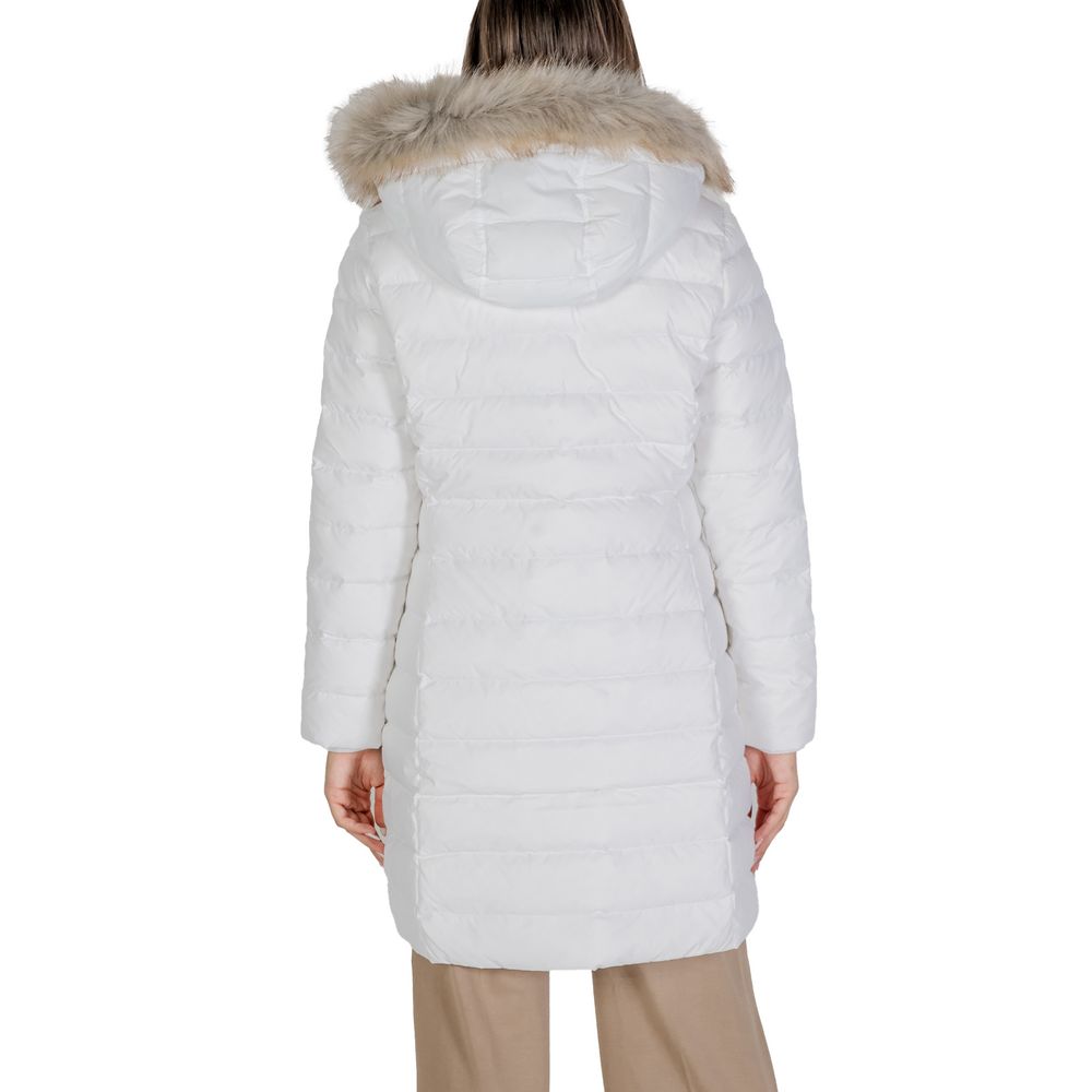 Tommy Jeans White Recycled Polyester Jackets & Coat