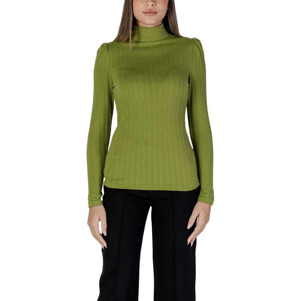 b.young Green Polyester Long Sleeve