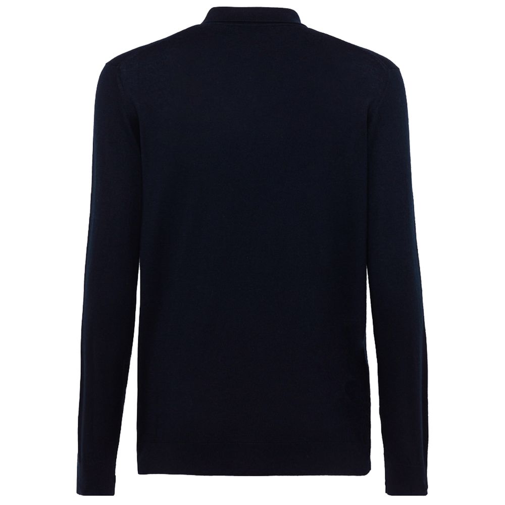 ALPHA STUDIO Blue Cotton Shirt