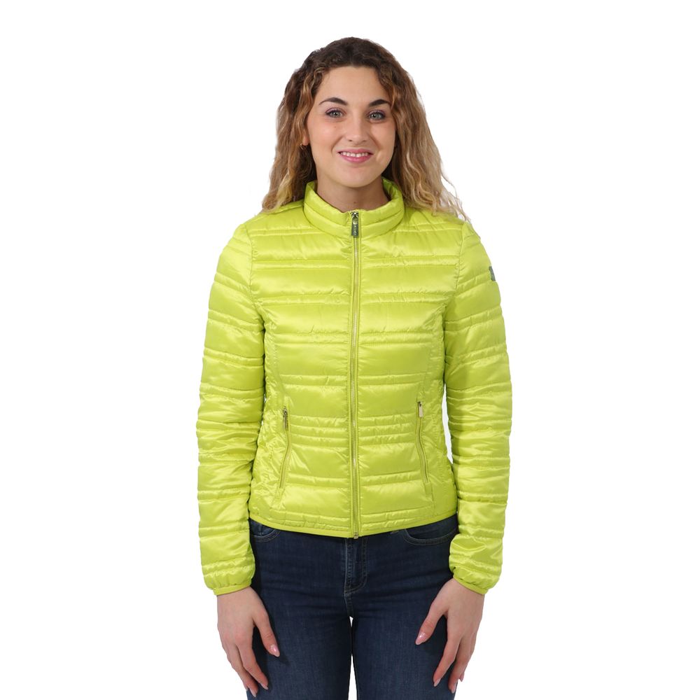 Zee Lane Green Polyester Women's Jacket