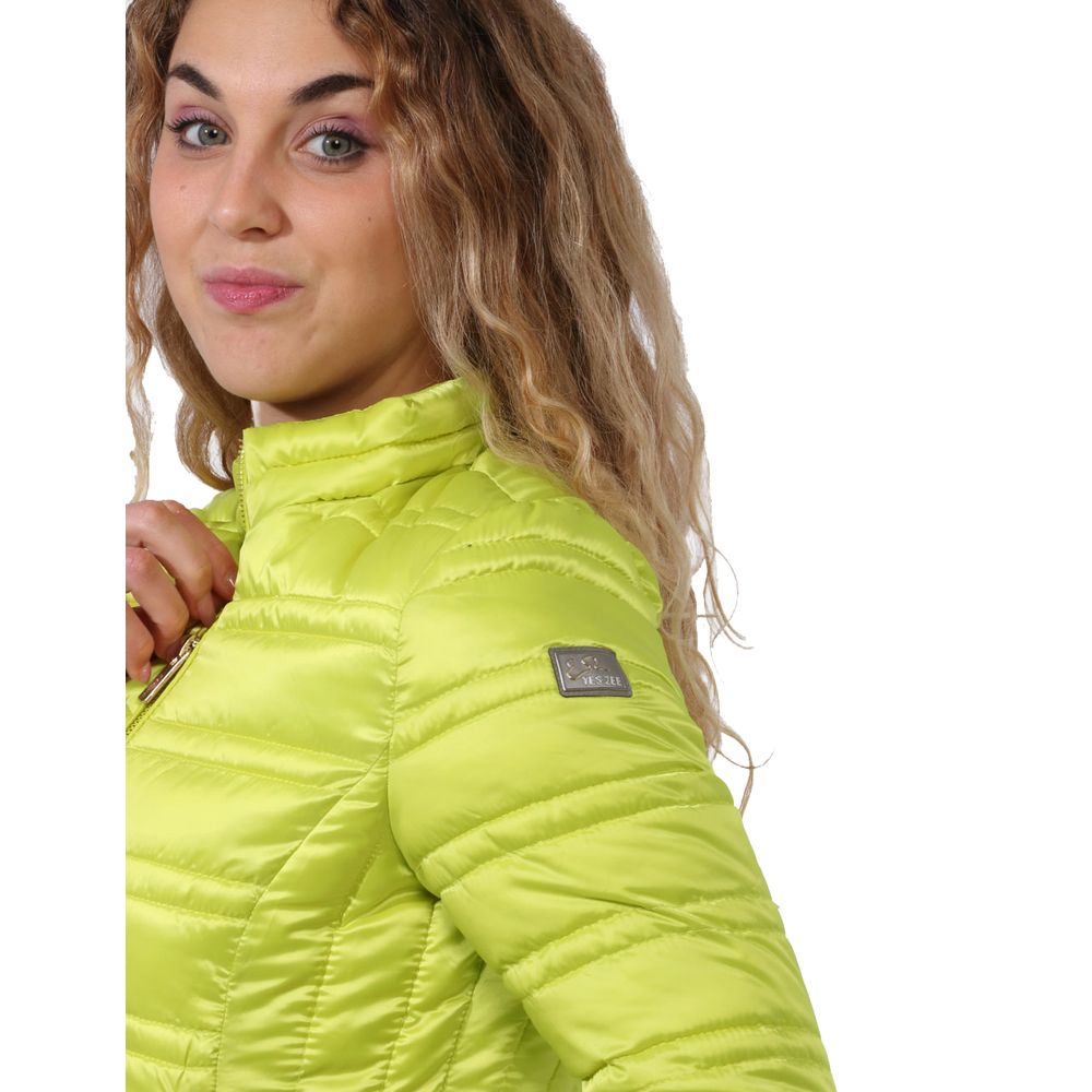 Zee Lane Green Polyester Women's Jacket