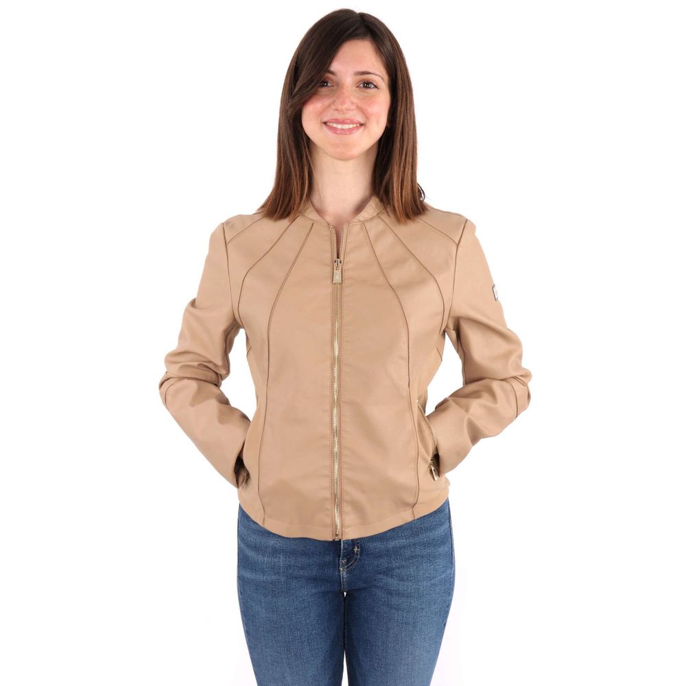 Zee Lane Beige Polyethylene Jackets & Coat